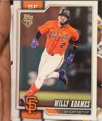 2026 Topps Series 1 #267 Willy Adames — front