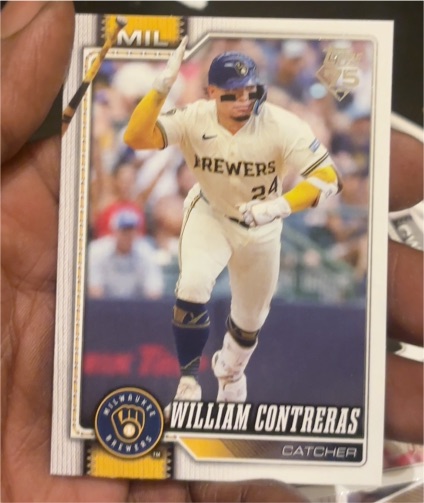 2026 Topps Series 1 #192 William Contreras — front
