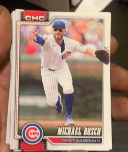 2024 Topps #CHC Michael Busch — front