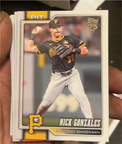 2026 Topps Series 1 #119 Nick Gonzales — front
