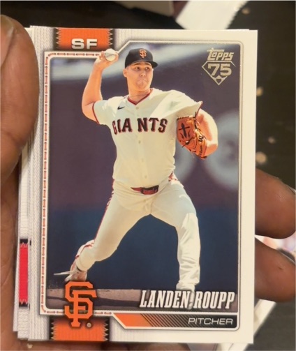 2026 Topps Series 1 #29 Landen Roupp — front