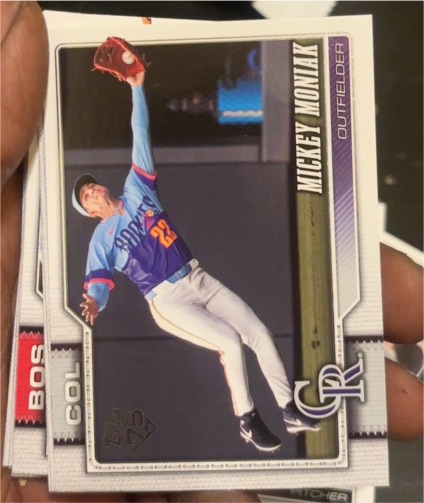 2026 Topps Series 1 #195 Mickey Moniak — front