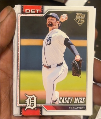 2026 Topps #16 Casey Mize — front