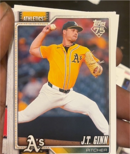 2026 Topps #153 J.T. Ginn — front