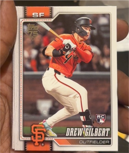 2026 Topps Series 1 #155 Drew Gilbert — front