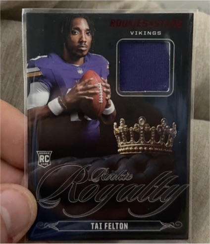 2025 Panini Rookies & Stars Rookie Royalty #RR-TFN Tai Felton — front