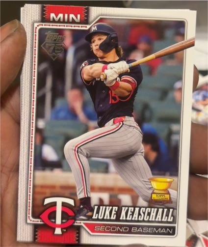 2026 Topps Series 1 #3 Luke Keaschall — front