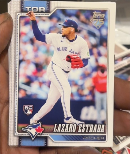 2026 Topps Series 1 #299 Lazaro Estrada — front