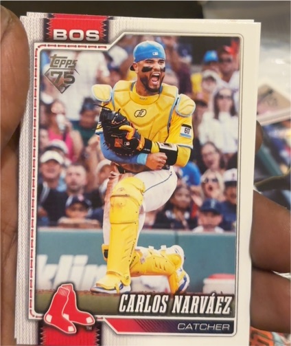2026 Topps Series 1 #344 Carlos Narváez — front
