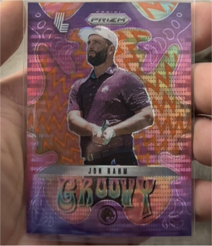 2025 Panini Prizm LIV Golf #14 Jon Rahm Groovy Pulsar — front
