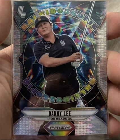 2025 Panini Prizm LIV Golf #11 Danny Lee Kaleidoscopic — front