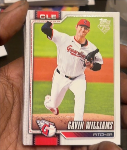 2026 Topps Series 1 #254 Gavin Williams — front