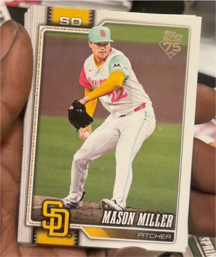 2026 Topps Series 1 #179 Mason Miller — front