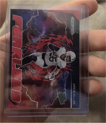 2025 Panini Prizm Draft Picks #F-DAR Drew Allar Fearless Green Prizm — front