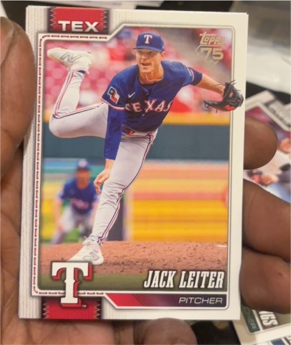 2026 Topps #208 Jack Leiter — front