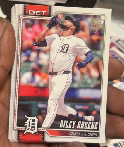 2026 Topps Series 1 #209 Riley Greene — front