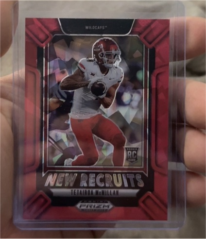 2025 Panini Prizm Draft Picks #11 Tetairoa McMillan New Recruits — front