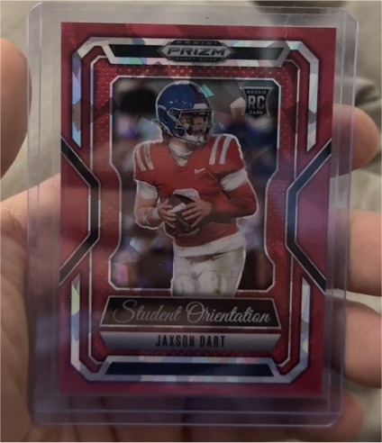 2025 Panini Prizm Draft Picks #9 Jaxson Dart Student Orientation — front