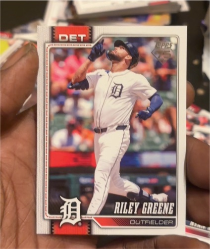 2026 Topps Series 1 #209 Riley Greene — front