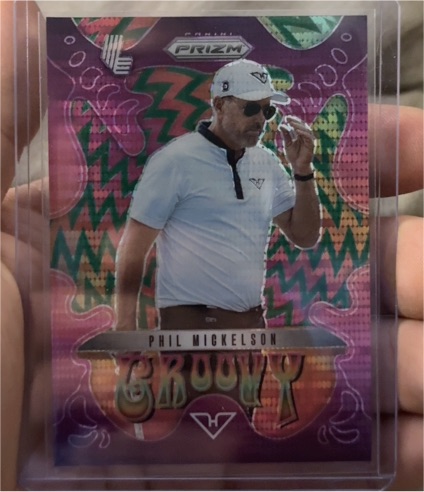 2025 Panini Prizm LIV Golf #11 Phil Mickelson Groovy — front