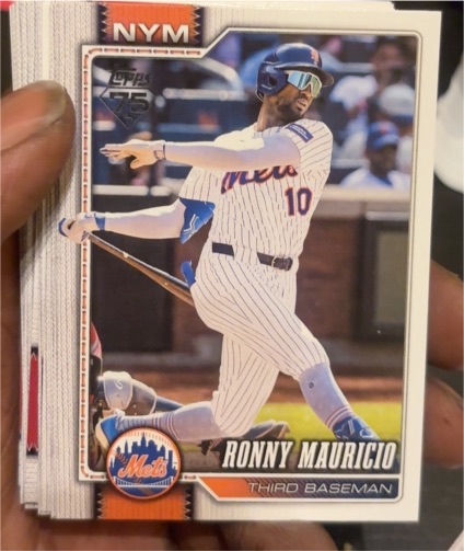 2026 Topps #75 Ronny Mauricio — front