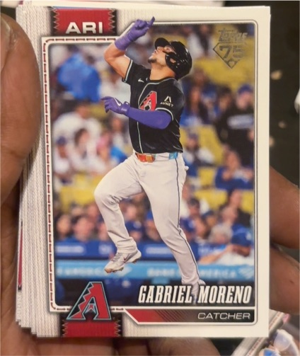 2026 Topps Series 1 #71 Gabriel Moreno — front