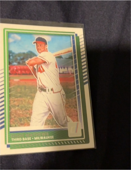 2025 Donruss #67 Eddie Mathews Milwaukee Braves — front