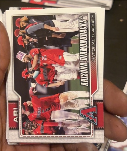 2026 Topps Series 1 #47 Arizona Diamondbacks Team Card — front