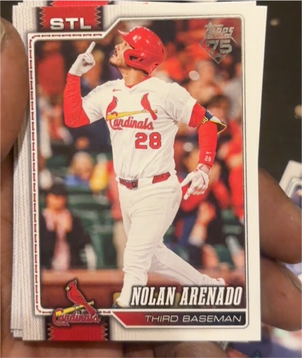 2026 Topps Series 1 #193 Nolan Arenado — front