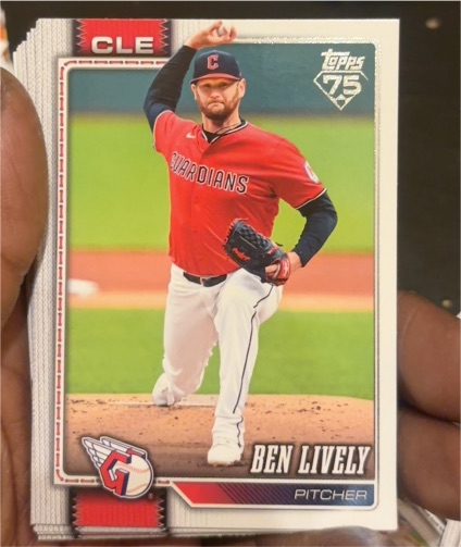 2026 Topps Series 1 #109 Ben Lively — front
