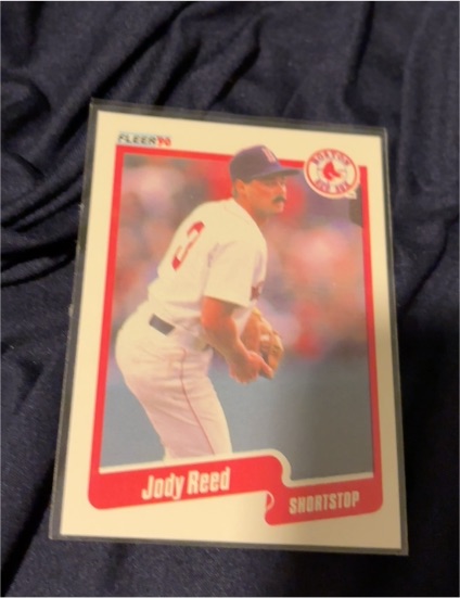1990 Fleer #284 Jody Reed Boston Red Sox — front