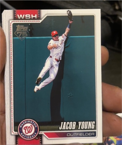 2026 Topps Series 1 #210 Jacob Young — front