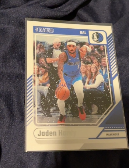 2024-25 Donruss Winter #Jaden Hardy Dallas Mavericks — front
