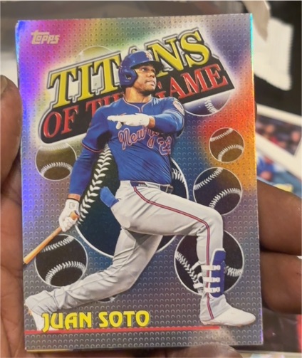 2026 Topps Series 1 #TOG-11 Juan Soto Titans of the Game — front