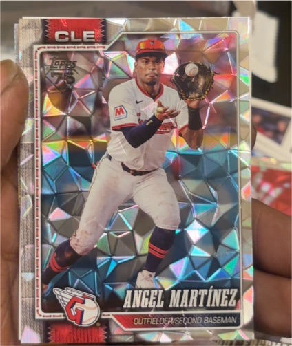 2026 Topps Series 1 #244 Angel Martinez — front
