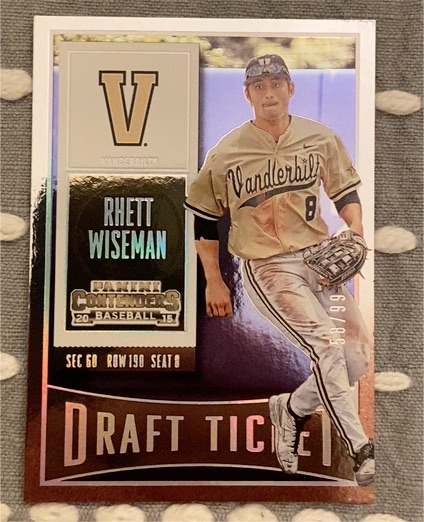 2015 Panini Contenders Draft Ticket #81 Rhett Wiseman — front