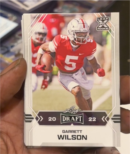 2022 Leaf Draft #07 Garrett Wilson — front