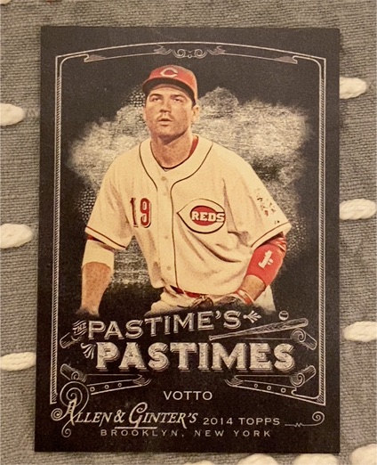 2014 Topps Allen & Ginter Pastime's Pastimes #PP-JV Joey Votto — front