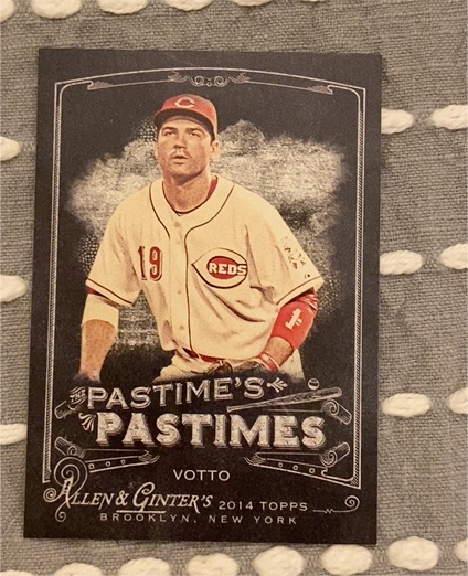 2014 Topps Allen & Ginter Pastime's Pastime #PP-JV Joey Votto — front