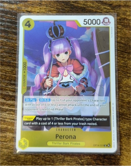 One Piece The Azure Sea's Seven #OP14-111 Perona — front