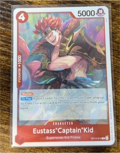 One Piece The Azure Sea's Seven OP14-014 Eustass "Captain" Kid — front