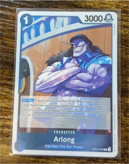 One Piece The Azure Sea's Seven #OP14-042 Arlong — front
