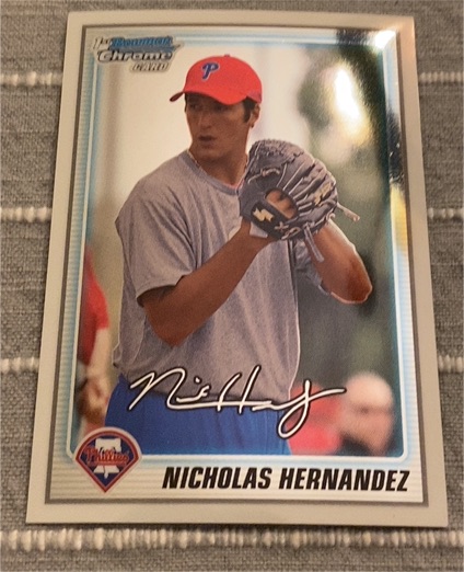2010 Bowman Chrome Prospects #BCP123 Nicholas Hernandez — front