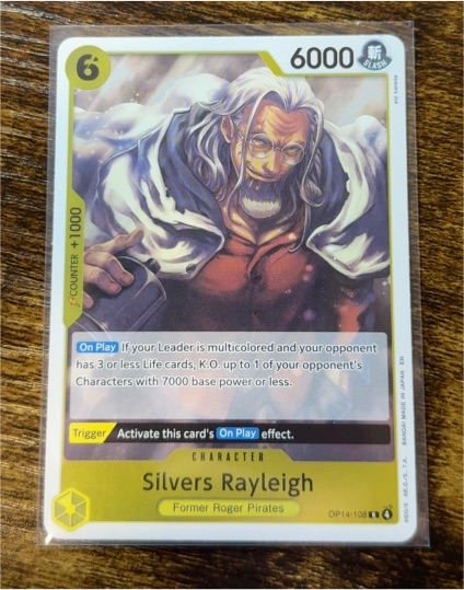 One Piece TCG OP14-108 Silvers Rayleigh — front