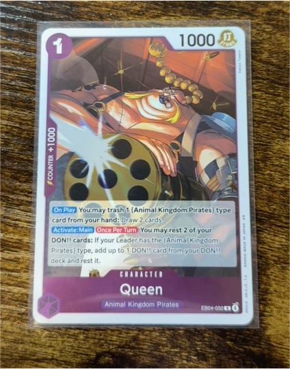One Piece TCG EB04-032 Queen — front