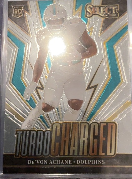 2023 Panini Select Turbocharged #TUR-DAC De'Von Achane — front
