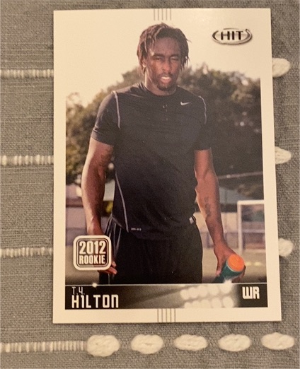2012 SAGE HIT #46 T.Y. Hilton — front