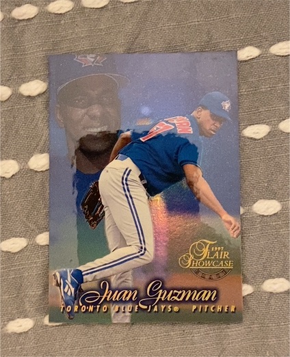 1997 Flair Showcase Row 1 Juan Guzman — front