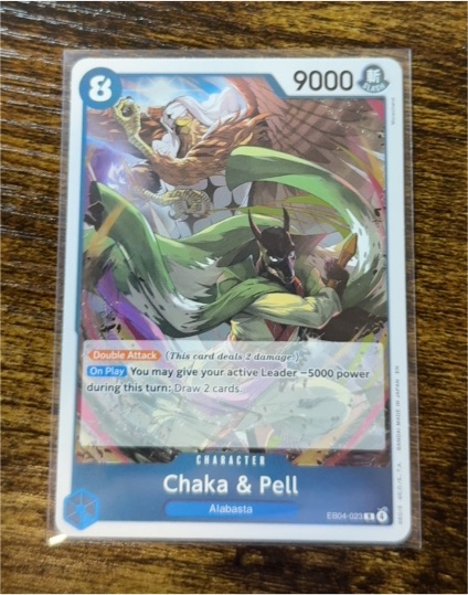 One Piece Card Game 2022 EB04-023 Chaka & Pell — front