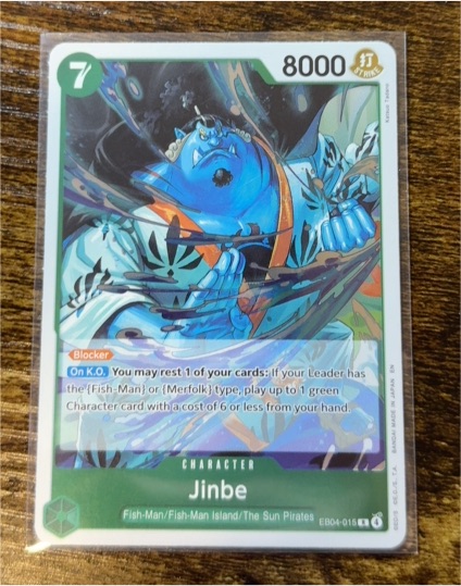 One Piece CCG EB04-015 Jinbe — front
